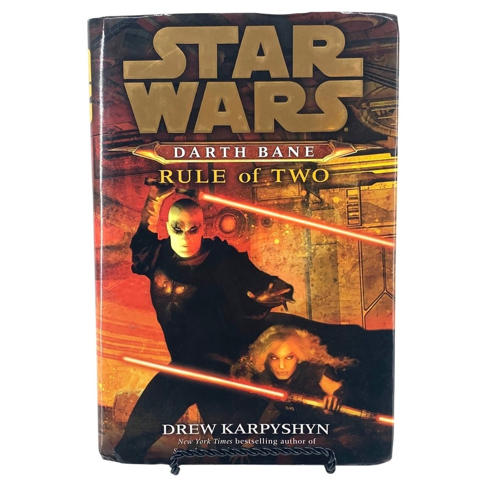 Star Wars Darth Bane Rule of Two Drew Karpyshyn Hardcover First Edition 2008